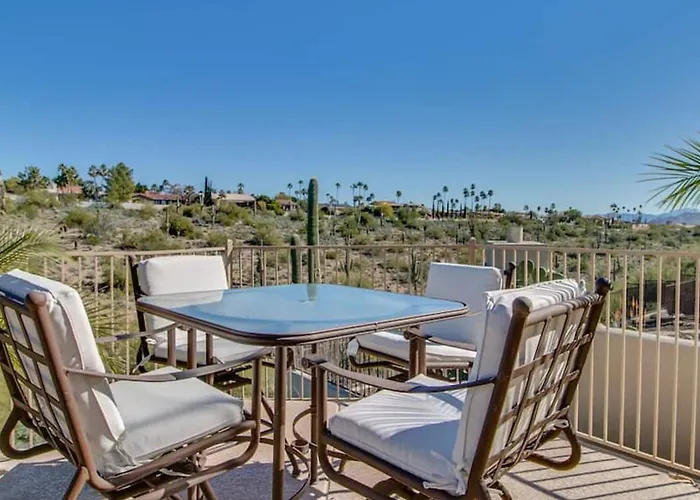 Fabulous 4-bdrm Wbreathtaking Views Pool Сasa de vacaciones Fountain Hills